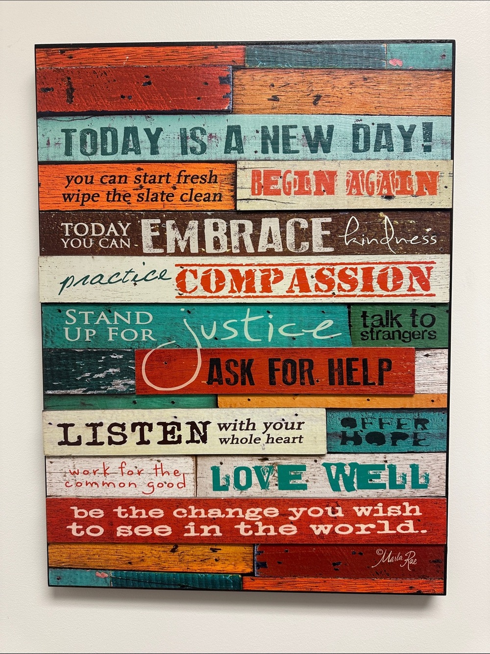 Bed Bath & Beyond Inspirational Wall Art 17.5x23.5 inches